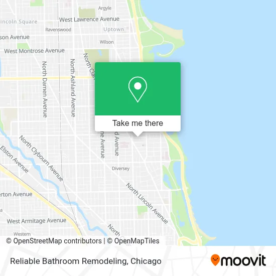 Reliable Bathroom Remodeling map