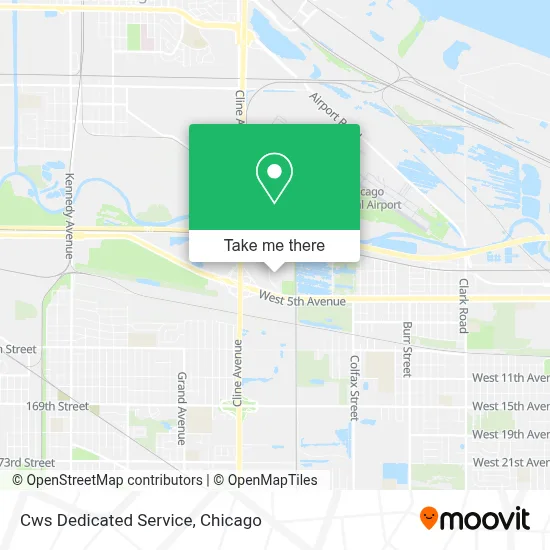 Cws Dedicated Service map