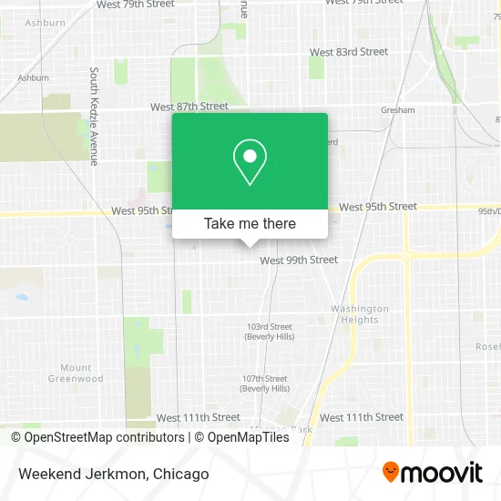 Weekend Jerkmon map
