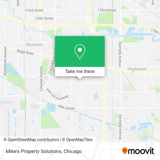 Mike's Property Solutions map