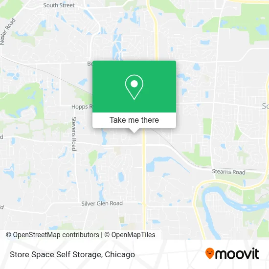 Store Space Self Storage map