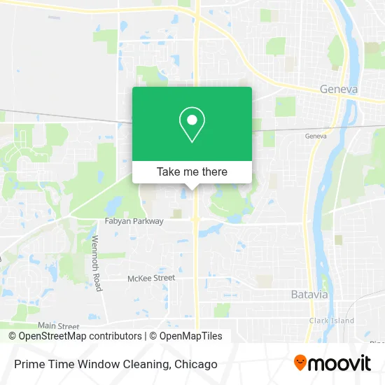Prime Time Window Cleaning map