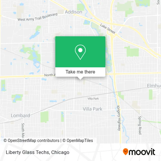Liberty Glass Techs map