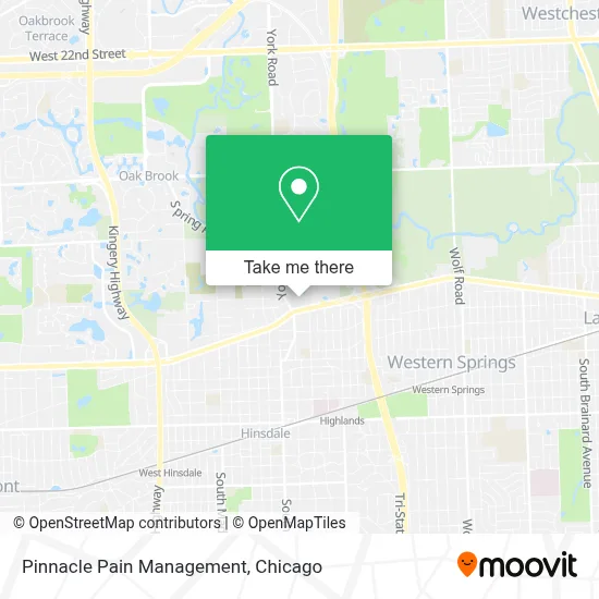 Pinnacle Pain Management map