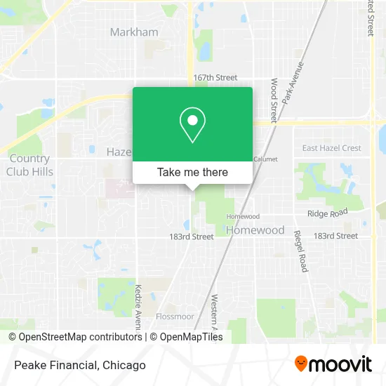 Peake Financial map