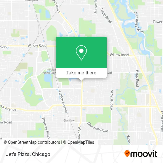 Jet's Pizza map
