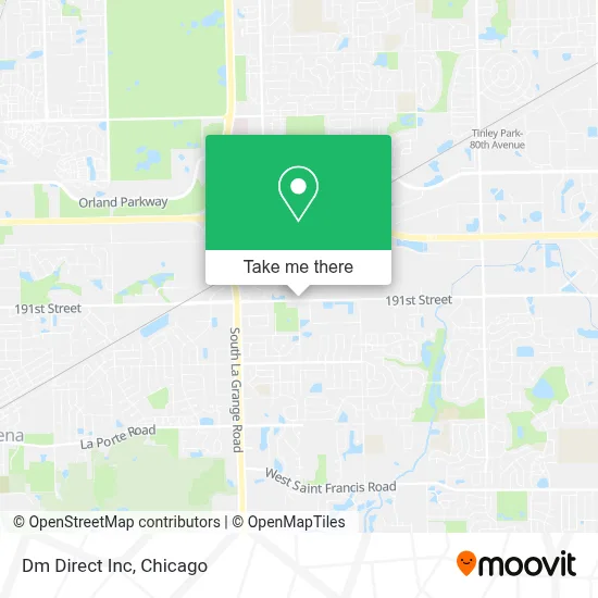 Dm Direct Inc map