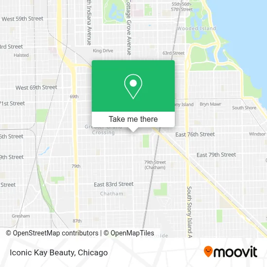 Iconic Kay Beauty map