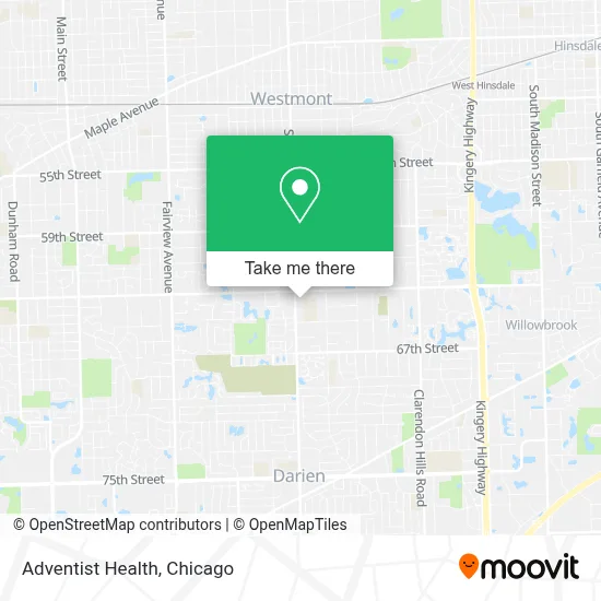 Adventist Health map