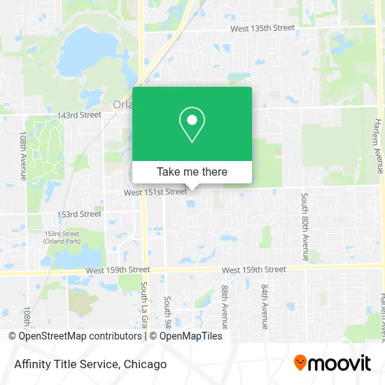 Affinity Title Service map