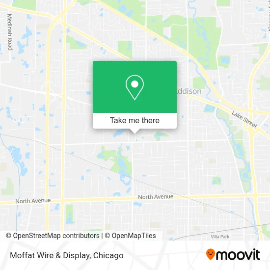 Moffat Wire & Display map