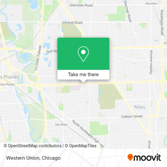 Western Union map