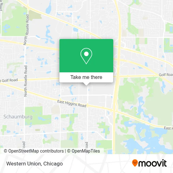 Western Union map