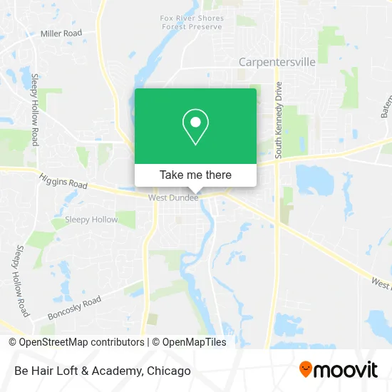 Be Hair Loft & Academy map