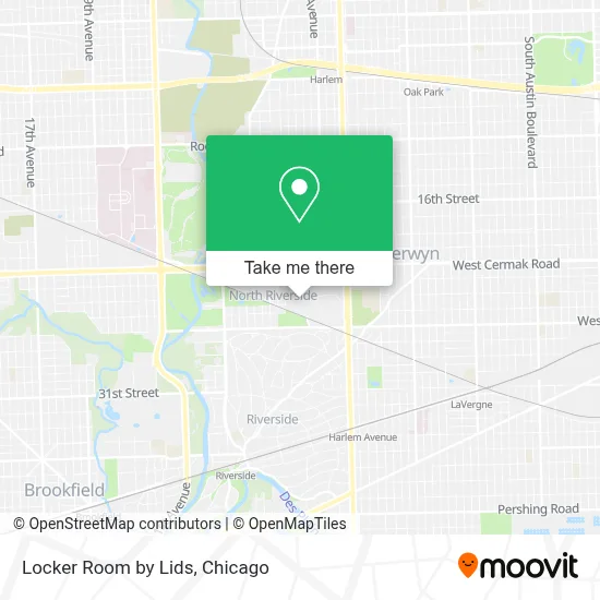 Locker Room by Lids map