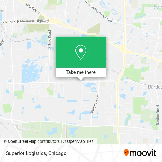 Superior Logistics map