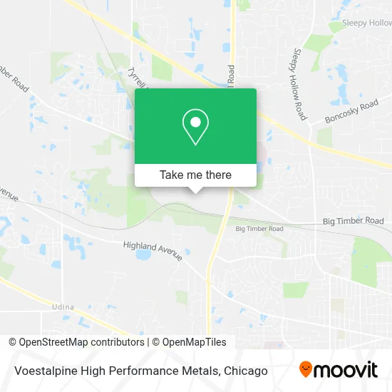 Voestalpine High Performance Metals map