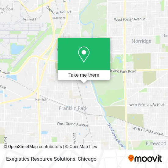 Exegistics Resource Solutions map