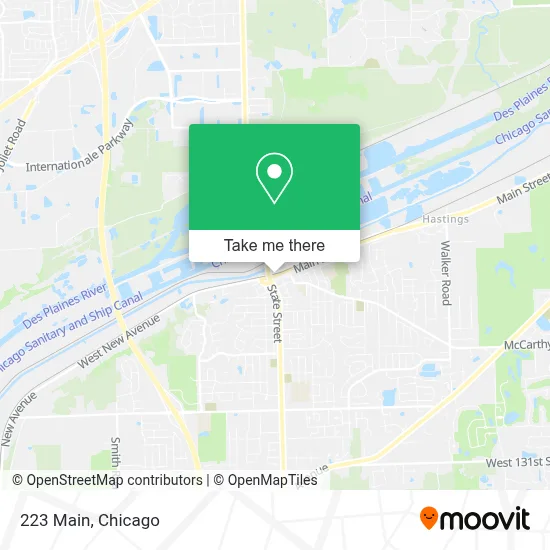 223 Main map