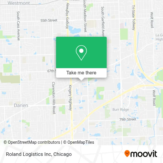 Roland Logistics Inc map