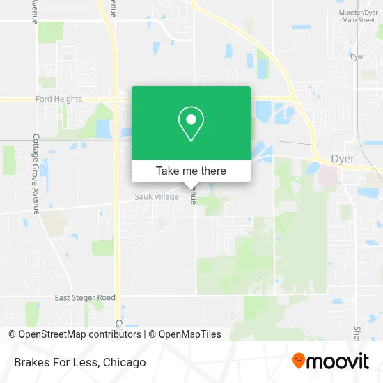 Brakes For Less map