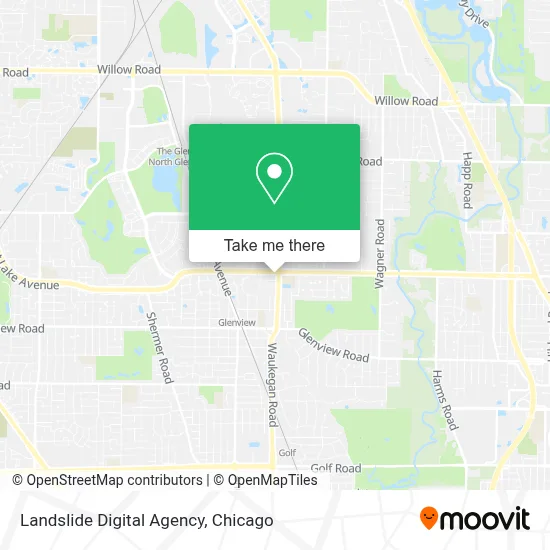 Landslide Digital Agency map