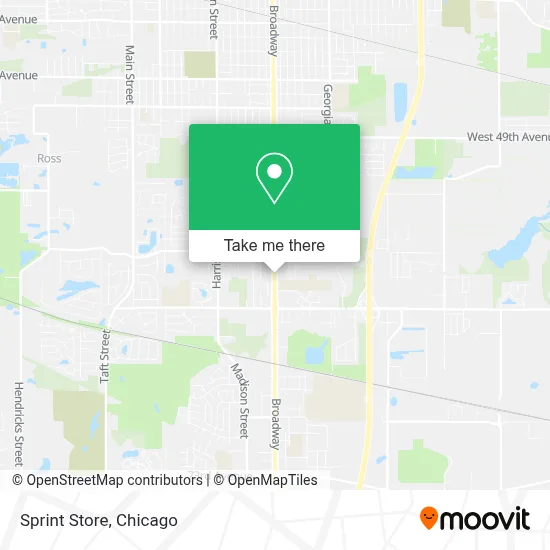Sprint Store map