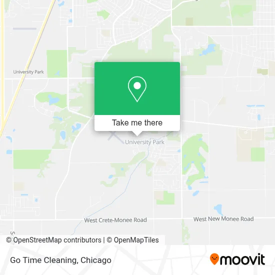 Go Time Cleaning map
