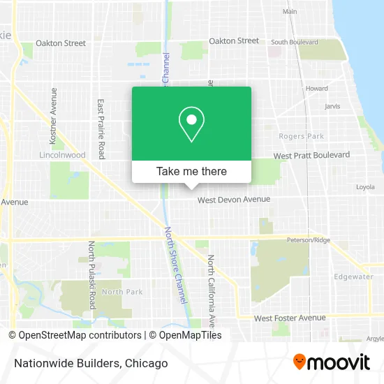 Nationwide Builders map