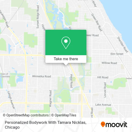 Personalized Bodywork With Tamara Nicklas map