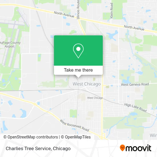 Charlies Tree Service map