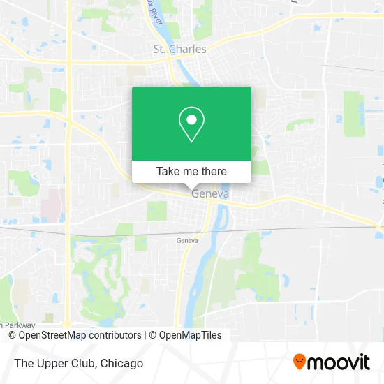 The Upper Club map