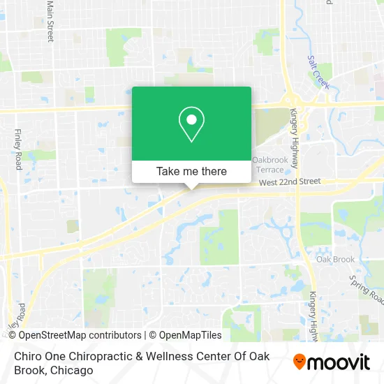 Chiro One Chiropractic & Wellness Center Of Oak Brook map