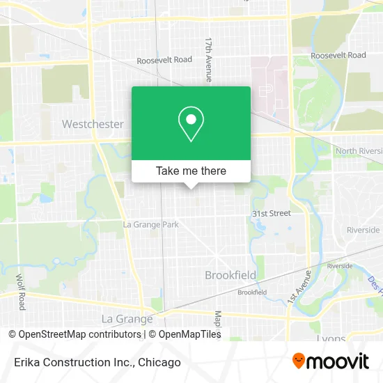 Erika Construction Inc. map