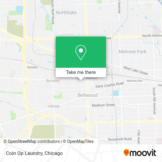 Coin Op Laundry map