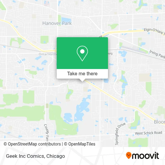 Geek Inc Comics map