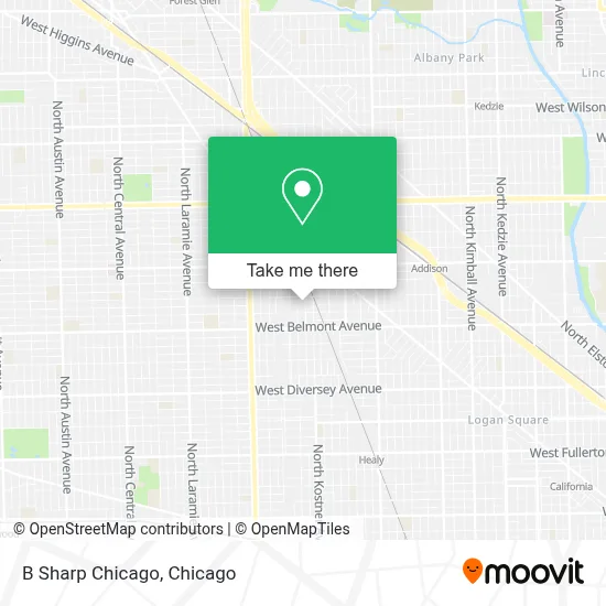 B Sharp Chicago map