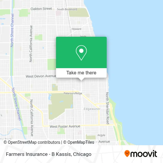 Farmers Insurance - B Kassis map
