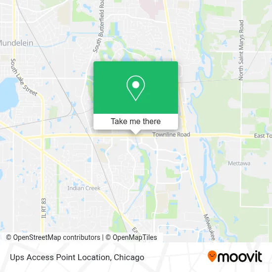 Ups Access Point Location map