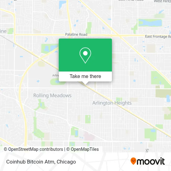 Coinhub Bitcoin Atm map