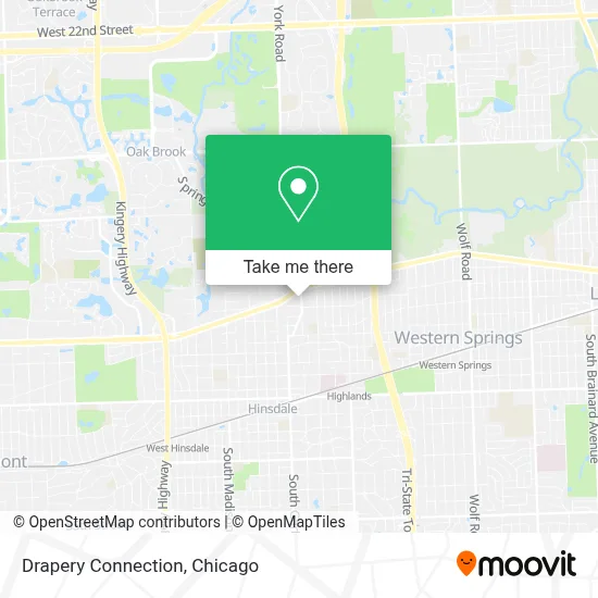 Drapery Connection map
