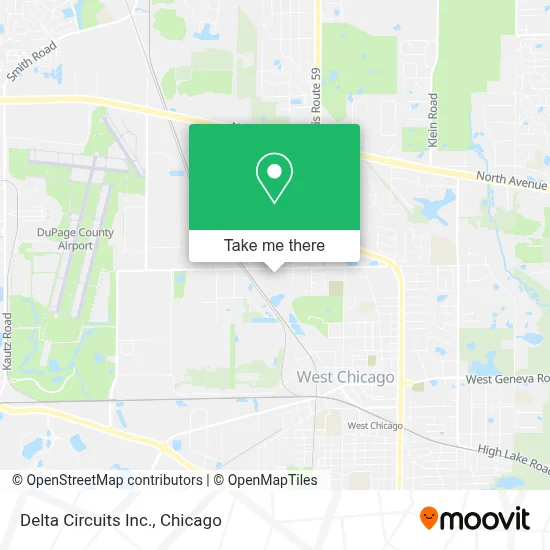Delta Circuits Inc. map