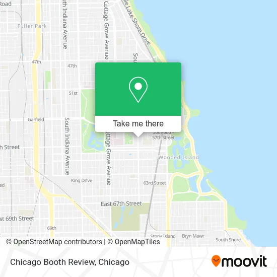 Chicago Booth Review map