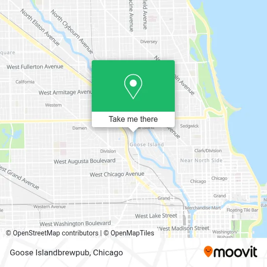Goose Islandbrewpub map