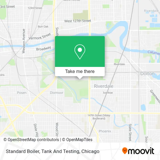 Standard Boiler, Tank And Testing map