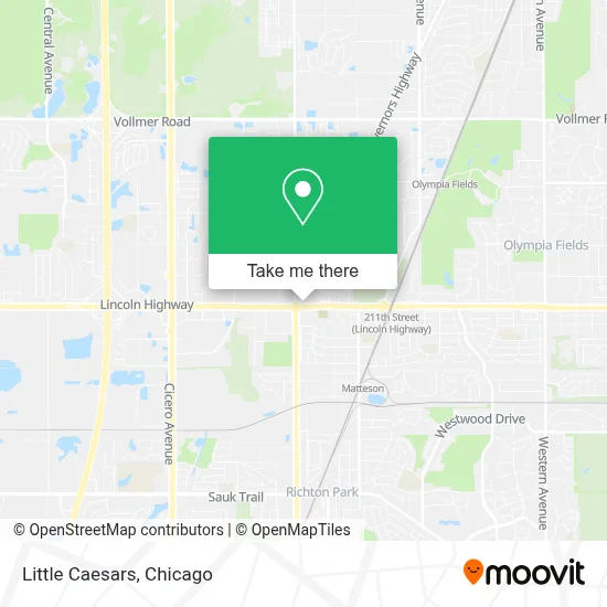 Little Caesars map
