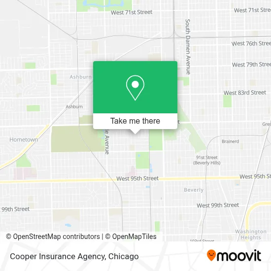 Cooper Insurance Agency map