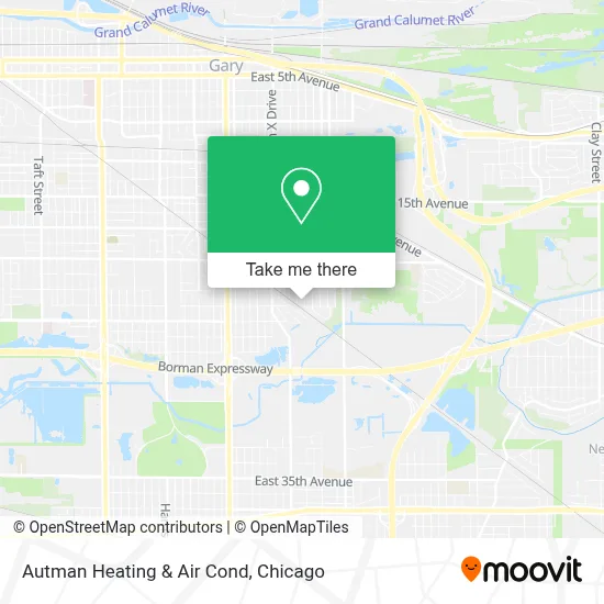 Autman Heating & Air Cond map