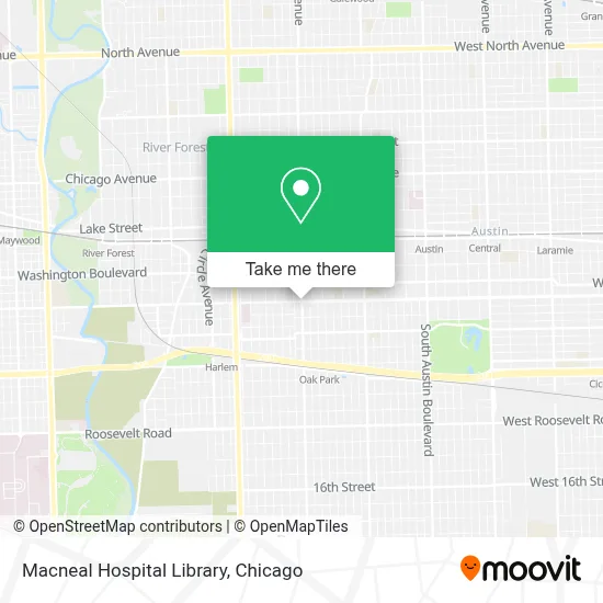 Macneal Hospital Library map