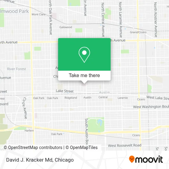 David J. Kracker Md map